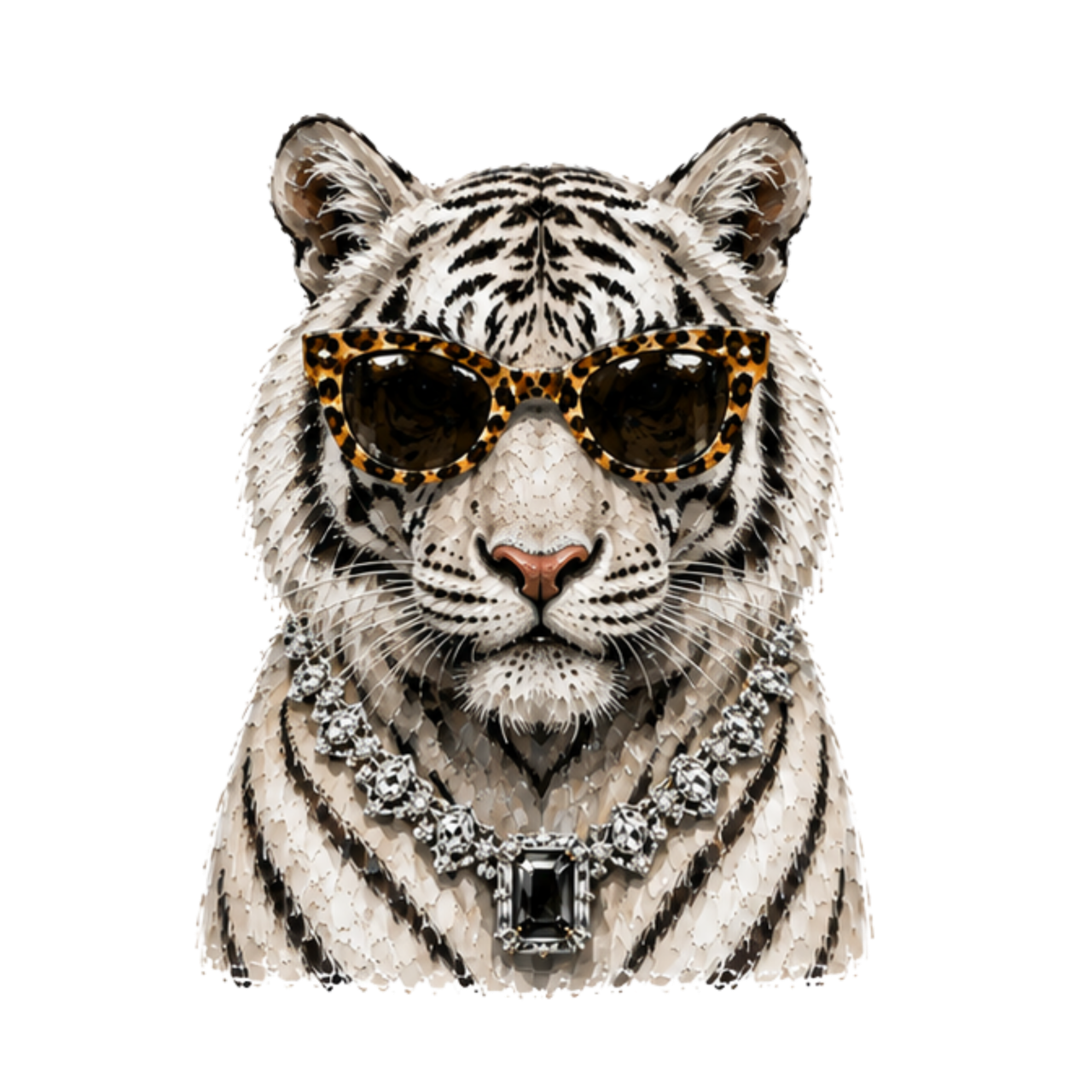 LEOPARD FROST GLAM TEE