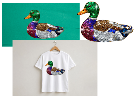 JEWELED MALLARD DUCK